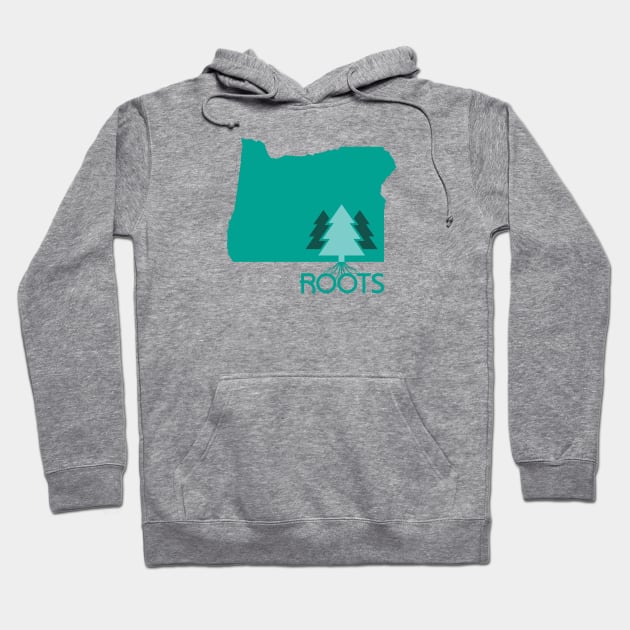 Roots Oregon Modern Oregon Hoodie TeePublic